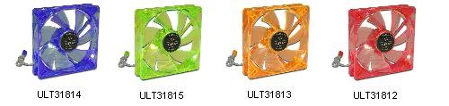 ULTRA推出120mm炫耀UV半透明风扇