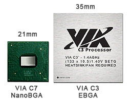绝地反攻 VIA发布廉价笔记本处理器C7
