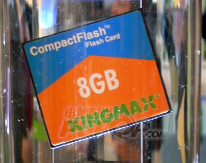 This should be enough capacity for even the highest end cameras: 8 GB CompactFlash memory.