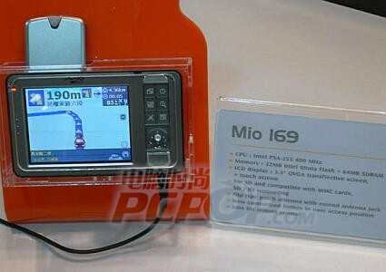 The Mio 169 is the latest and most portable version of the navigation products.