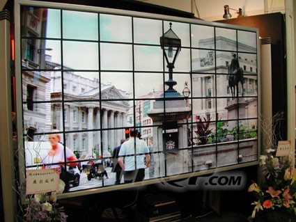 Are you tired of your little display? Armas tiled together a total of 48 TFT displays in order to create a single large one.