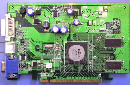 FIC included the new XGI 8300 graphics boards in its product line. Here''s a Volari 8300 sample.