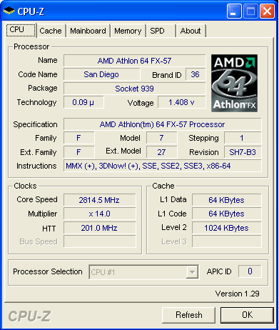 单核心王者 Athlon 64 FX-57详细测试