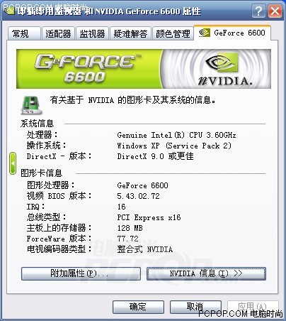 PCI-E中端颠峰对决!GF6600LE全球首测