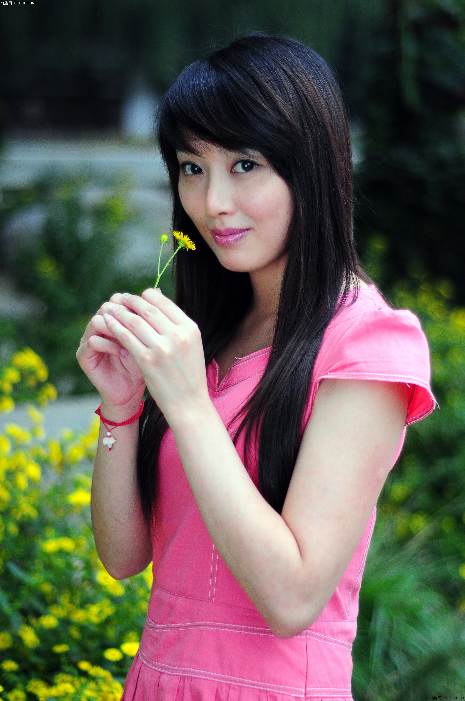 柳荫倩影 尼康D90套头眼中的<em>粉红女郎</em>图片8_