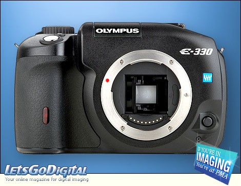 奥林巴斯e-330是第一款可以使用ccd配合液晶进行取景,使用live-mos